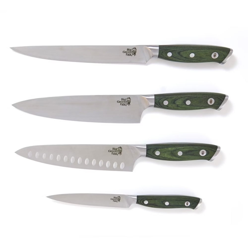 Big Green Egg 4 piece Knife Set in Gift Box